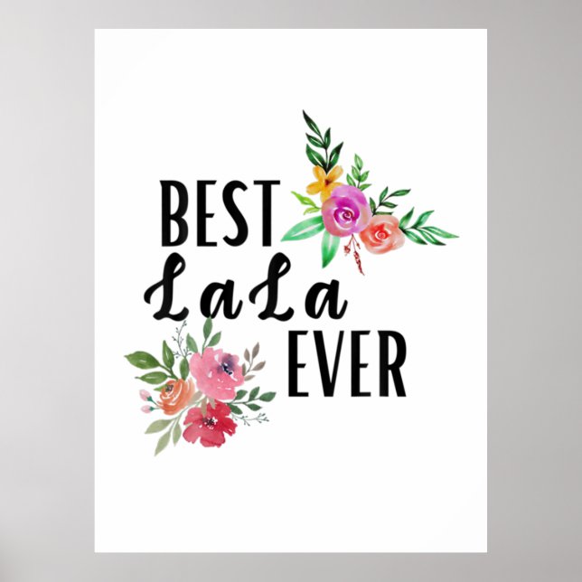 Mutter Best Lala je Geburtstag Poster (Vorne)