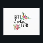 Mutter Best Lala je Geburtstag Postkarte<br><div class="desc">Mutter Best Lala je Geburtstag</div>