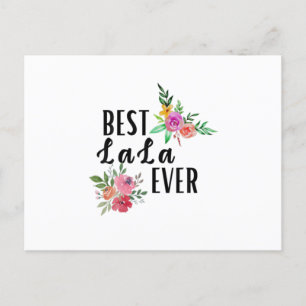 Mutter Best Lala je Geburtstag Postkarte