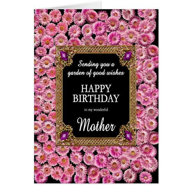 Mutter Birthday Pink Daisies (Vorne)