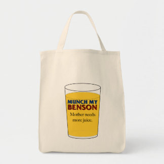 Mutter braucht mehr Saft - Munch mein Benson Tragetasche