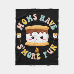 Mütter Camping Kawaii Smores Mütter haben mehr Spa Fleecedecke