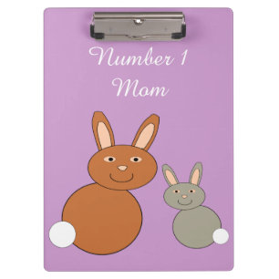 Mütter Day Bunnies personzied Clipboard Klemmbrett