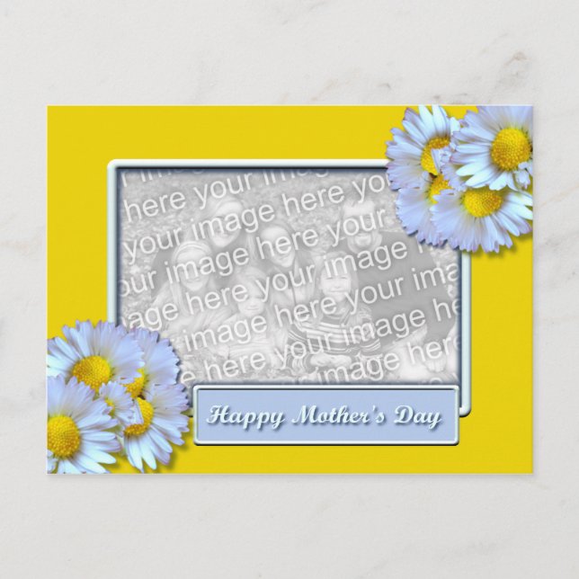 Mütter Day Daisies Postkarte (Vorderseite)