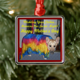 Mütter Day German Shepherd Dog Modellierung Kleidu Ornament Aus Metall