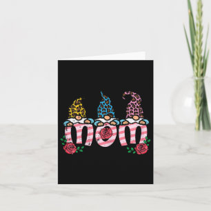 Mütter Day Gnomes Mama Niedlich Mama Mommy Floral  Karte