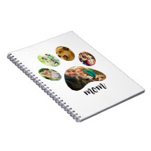 Mütter Day Hund Mama | 5 Paw Print Foto Collage