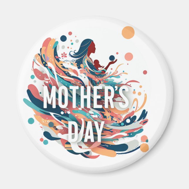 Mütter Day Magnet (Vorne)