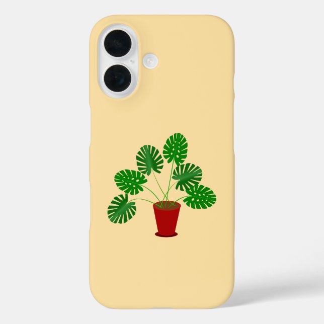 Mütter Day Monstera Pflanze iPhone 16 Hülle (Rückseite)