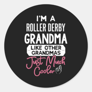 Mütter Day Roller Derby Oma Runder Aufkleber