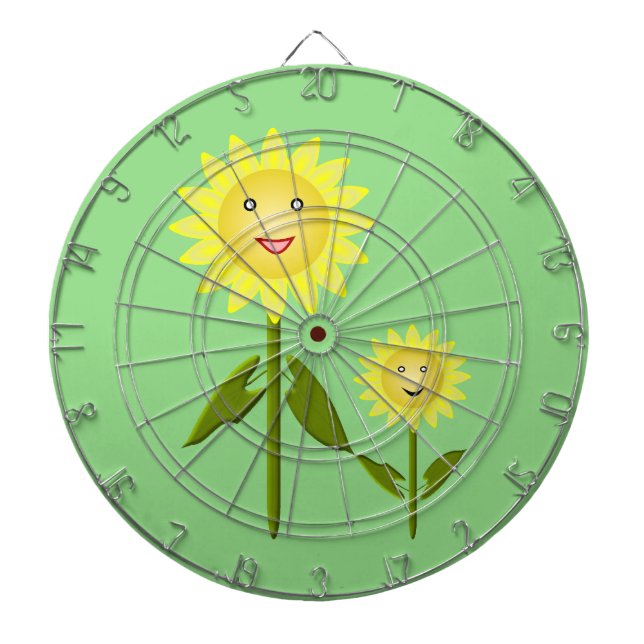 Mütter Day Sunblumen Dartscheibe (vorne)
