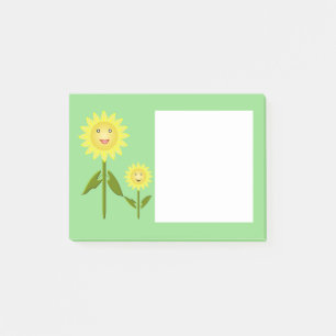 Mütter Day Sunblumen Post-it Klebezettel