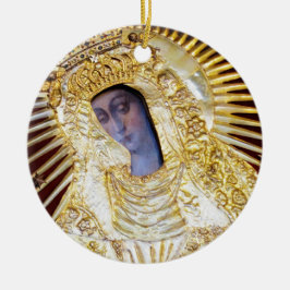 Mutter der Barmherzigkeit Keramik Ornament