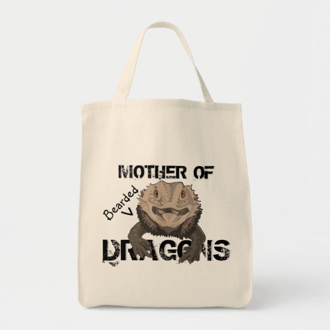 "Mutter der bärtigen Drachen" Tasche (Vorne)