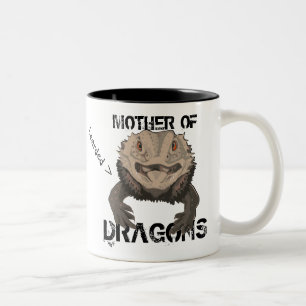 Mutter (der bärtigen) Drachen Zweifarbige Tasse