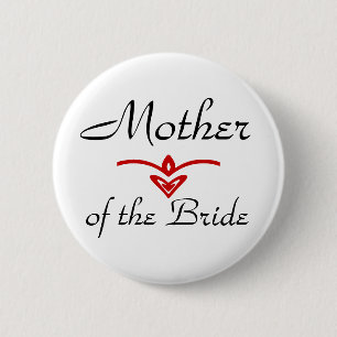 Mutter, der Braut Button