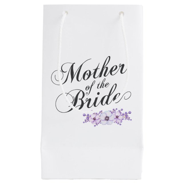 Mutter der Braut, die | Geschenk-Tasche Wedding Kleine Geschenktüte (Vorderseite)