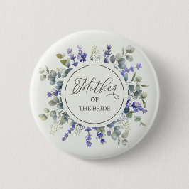 Mutter der Braut Eukalyptus & Delikatlavender Button