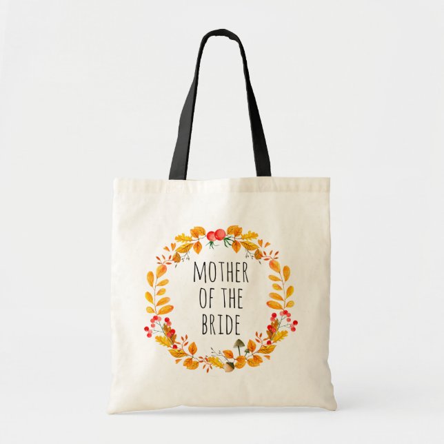 Mutter der Braut. Gelbe Hochzeit. Herbst Tragetasche (Vorne)