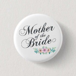 Mutter der Braut Hochzeit  Button