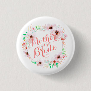 Mutter der Braut Hochzeit Schaltfläche Button
