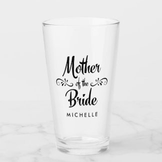 Mutter der Braut Hochzeitessen Probe Glas