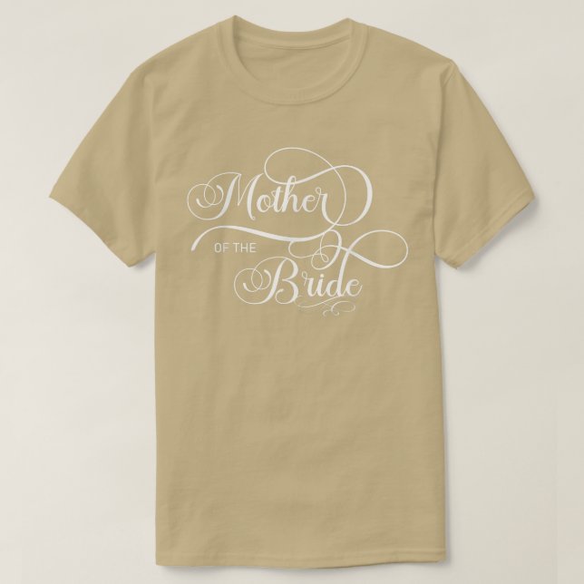 Mutter der Braut (Hochzeitsfeier) T-Shirt (Design vorne)