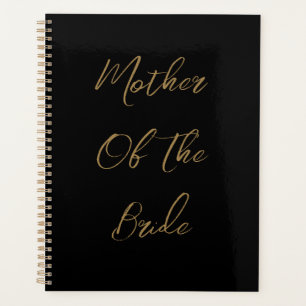 Mutter der Braut Hochzeitsgeschenk für Gold Black Planer