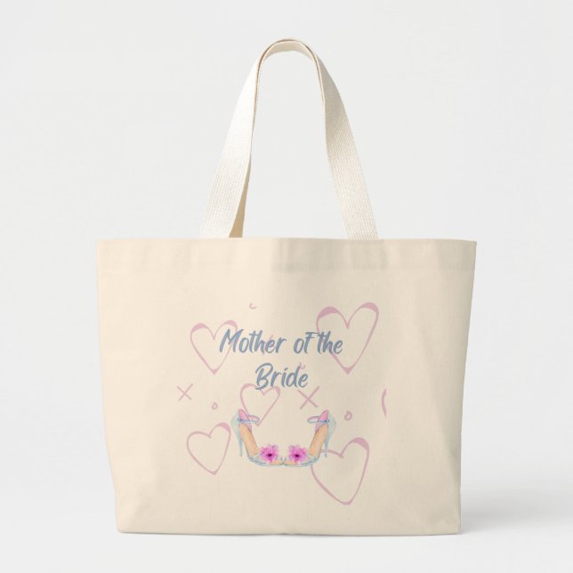Mutter der Braut Hochzeitsschuhe Tote Tasche (Vorne)