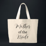 Mutter der Braut Jumbo Stoffbeutel<br><div class="desc">Diese niedliche Vintage Tasche ist die beste Geschenkidee für Brautmütter bei Hochzeiten. Diese Tasche ist perfekt für deine Mutter an deinem großen Tag. Es ist perfekt für sie,  alles Hochzeit an einem Ort behalten.</div>