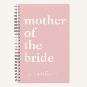 Mutter der Braut Minimalistisch Modernes Custom Pi Notizbuch