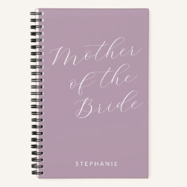 Mutter der Braut Minimalistischen Personalisierten Notizbuch