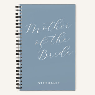 Mutter der Braut Minimalistisches Personalisiertes Notizbuch
