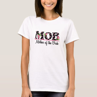 Mutter der Braut (MOD) Tulip Lettering T-Shirt