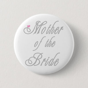 Mutter der Braut-noblen Grau Button