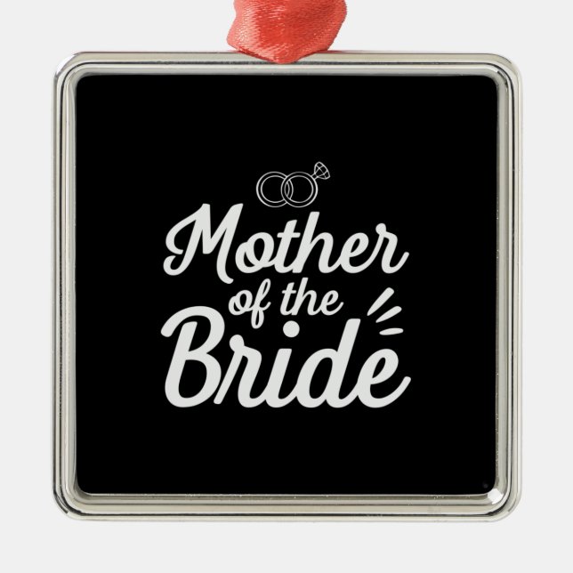 Mutter der Braut Ornament Aus Metall (Vorne)
