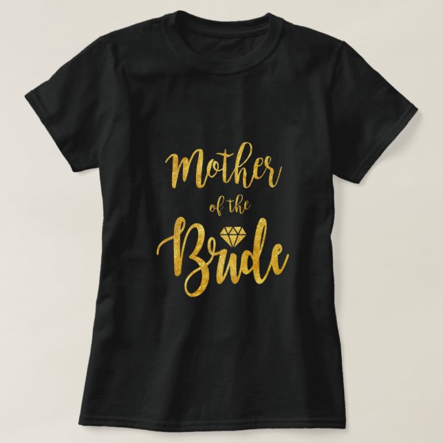 Mutter der Braut T-Shirt (Design vorne)