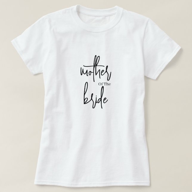 Mutter der Braut T-Shirt (Design vorne)