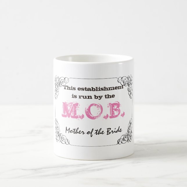 Mutter der Braut-Tasse Kaffeetasse (Mittel)