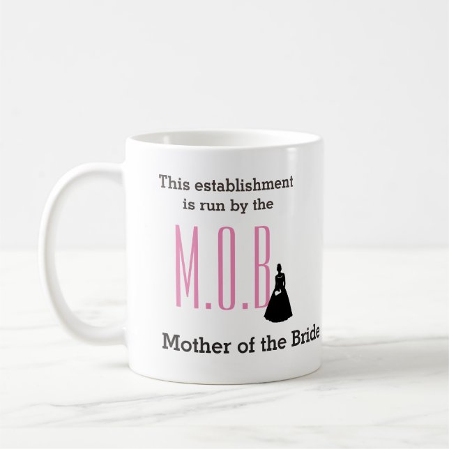 Mutter der Braut-Tasse Kaffeetasse (Links)