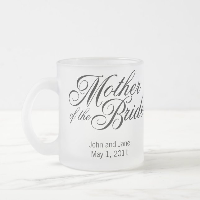 Mutter der Braut-Tasse Mattglastasse (Links)