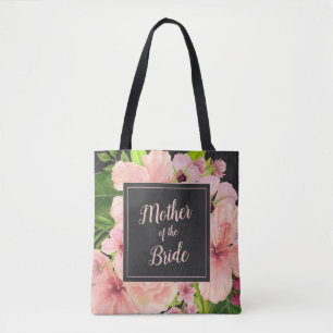 Mutter der Braut Tropenrosa und Pfirsichblüte Tasche