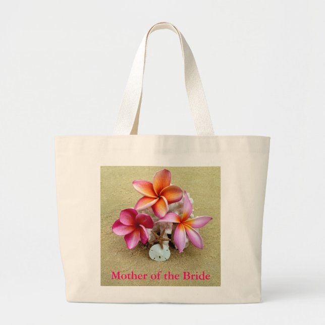 Mutter der Braut-tropischen Taschen-Tasche Jumbo Stoffbeutel (Vorne)