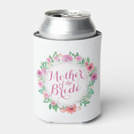 Mutter der Braut Wasserfarbe Hochzeit kann kühler Dosenkühler