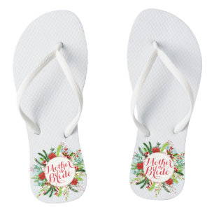 Mutter der Braut Weihnachtshochzeit Flip Flops