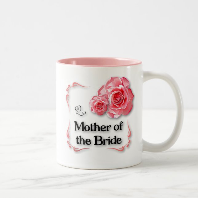 Mutter der Braut Zweifarbige Tasse (Rechts)