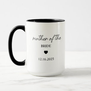 Mutter der Brautgroom-Tasse Personalisiert Hochzei Tasse