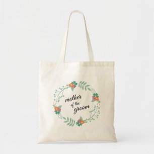 Mutter der Bräutigam-BlumenKranz-Hochzeit Tragetasche