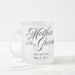 Mutter der Bräutigam-Tasse Mattglastasse