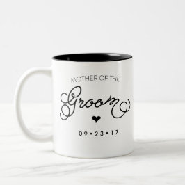 Mutter der Bräutigam-Tasse personifizieren Ihr Zweifarbige Tasse